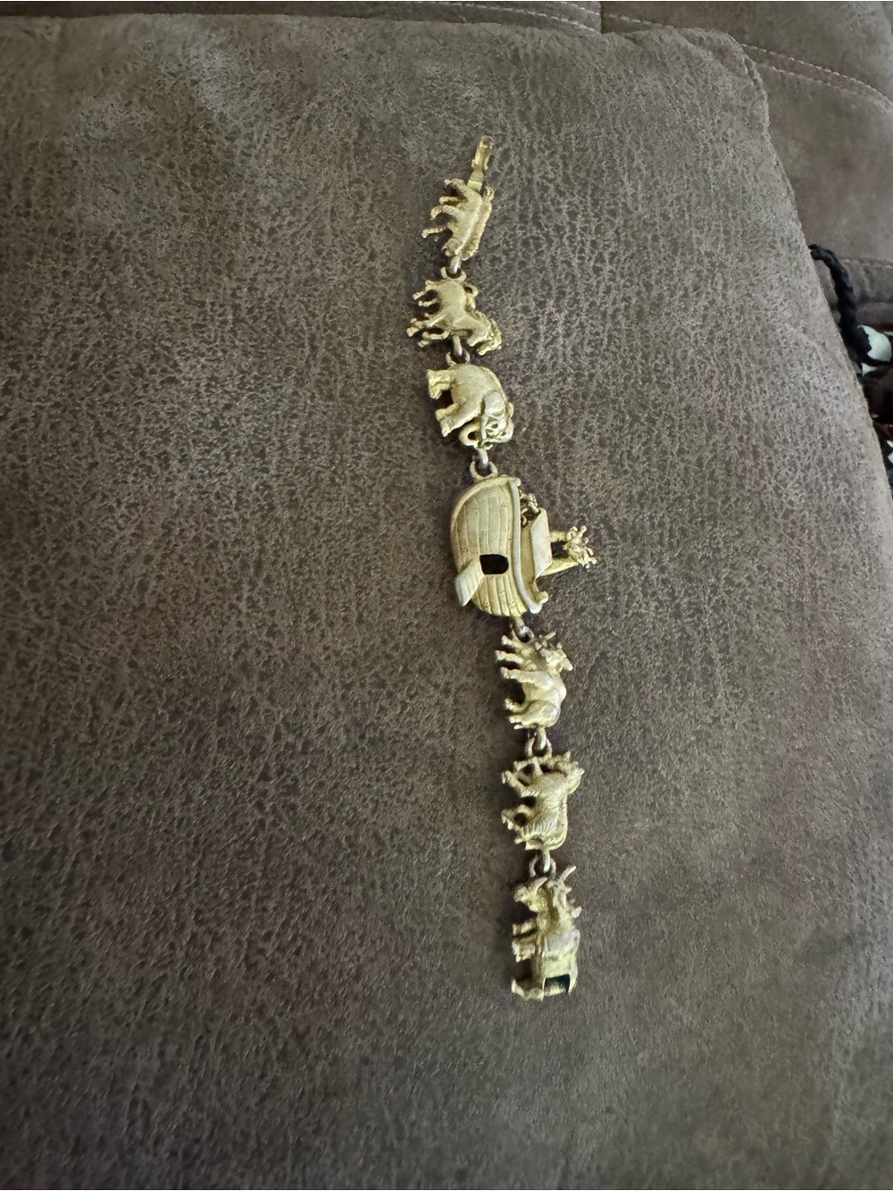 Gold-Tone Elephant Charm Bracelet - Women Jewelry